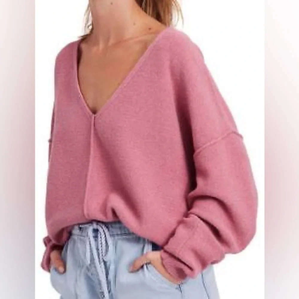 FREE PEOPLE Take Me Places Pullover In Pink